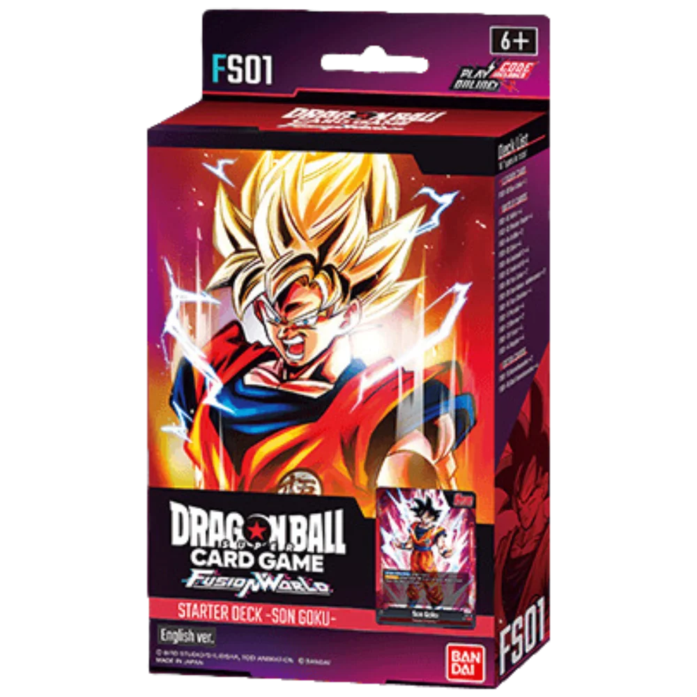 Dragon Ball Fusion World FS01 Son Goku Starter Deck Englisch