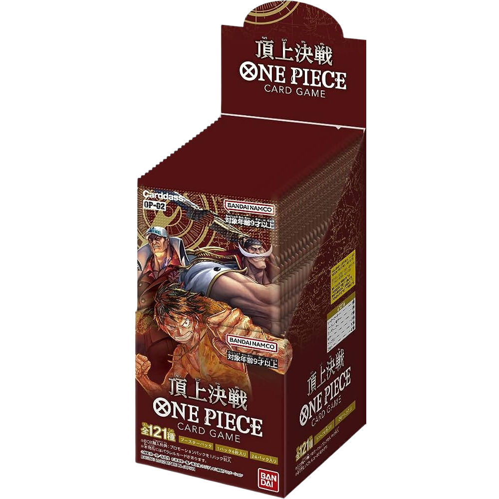 One Piece OP02 Paramount War Display Japanisch