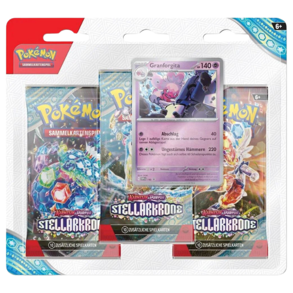 Pokemon - Stellar Krone - 3er Blister