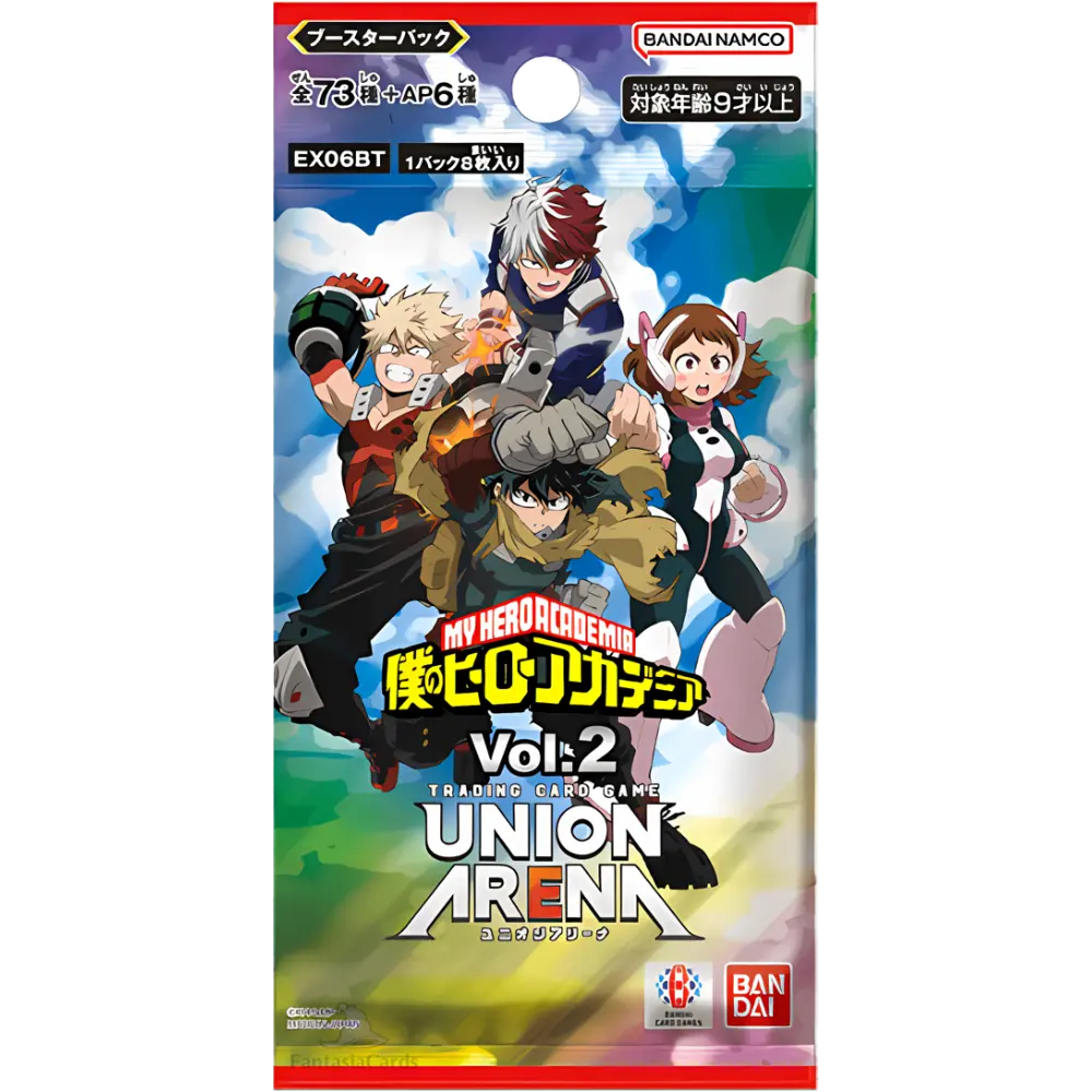 union arena my hero academia volume 2 booster