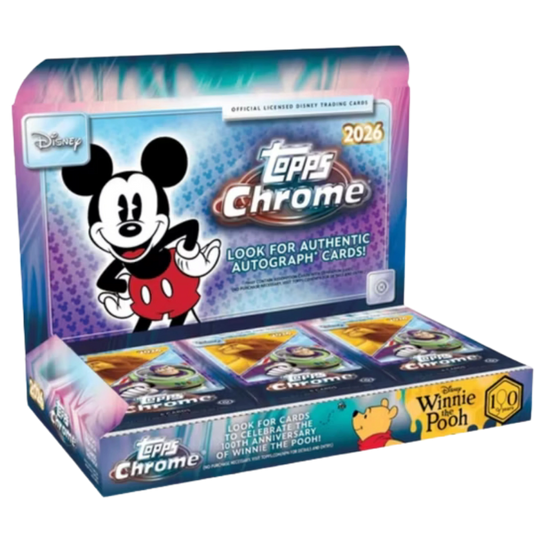 2026 Topps Chrome Disney - Hobby Box