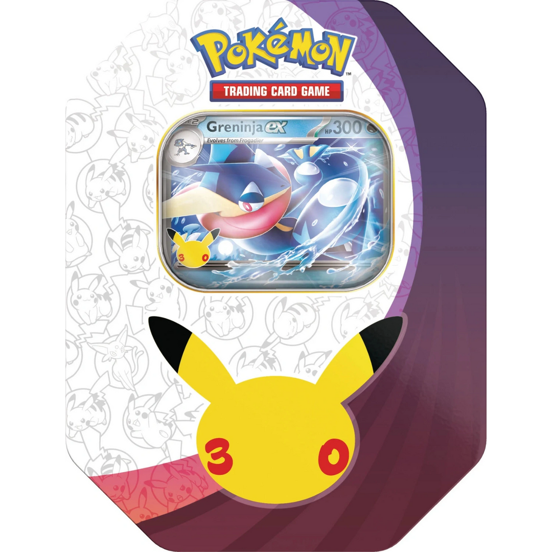 Pokemon - 30th Celebration - Greninja ex Tin [ENG]