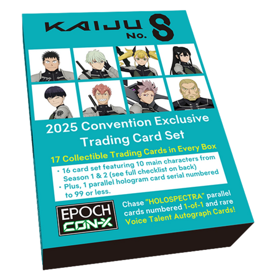 Epoch Con-X - Kaiju No. 8 - Convention Exclusive Trading Card Set [ENG]