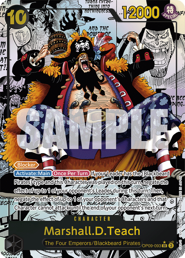 One Piece Card Game - OP09 - The Four Emperors - Sleeved Booster [ENG]