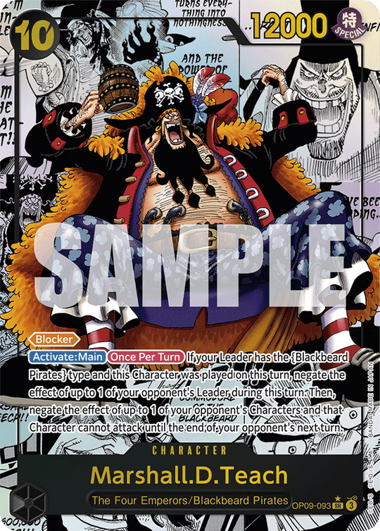 One Piece Card Game - OP09 - The Four Emperors - Sleeved Booster [ENG]
