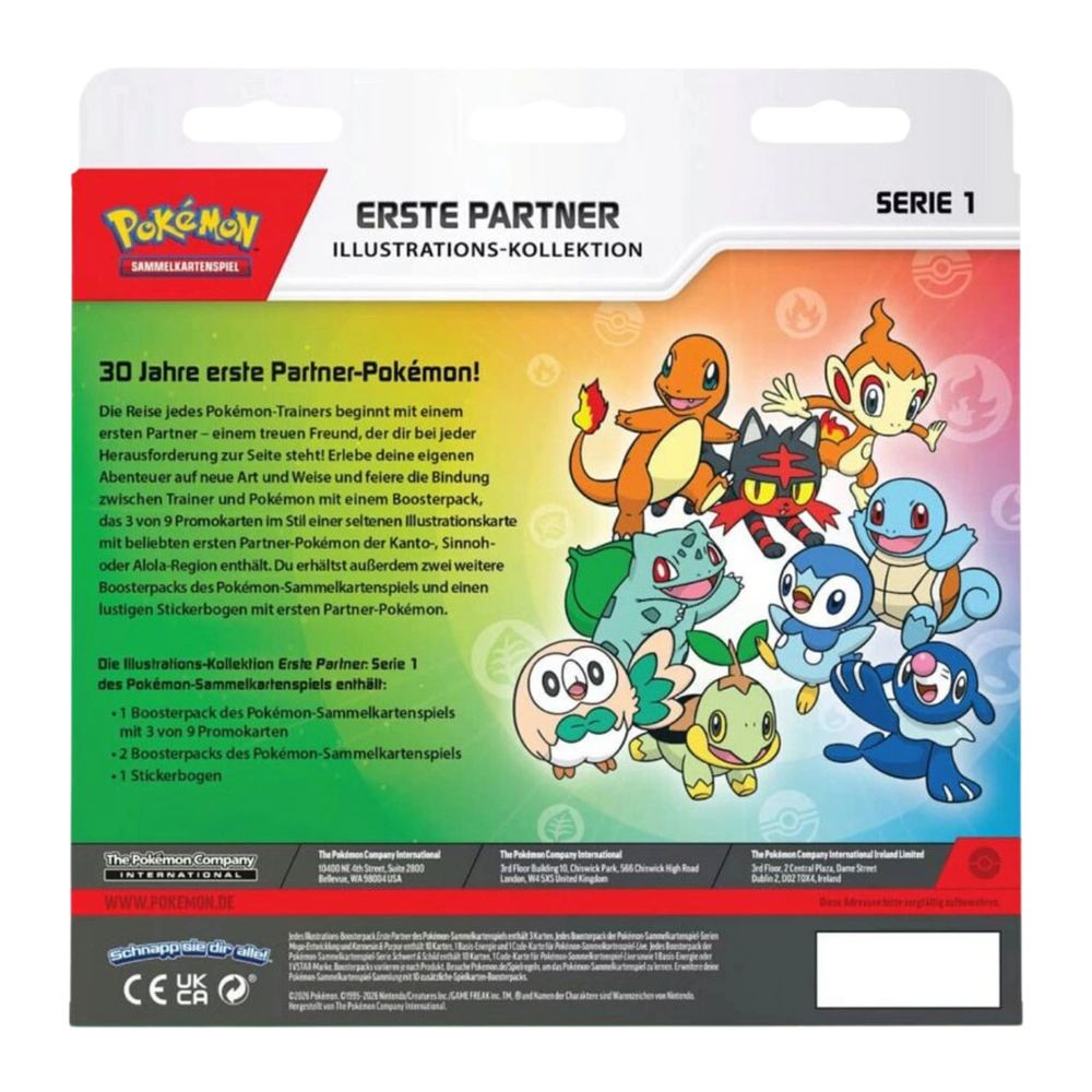 Pokemon - First Partner Illustrations Kollektion Serie 1 [DE]