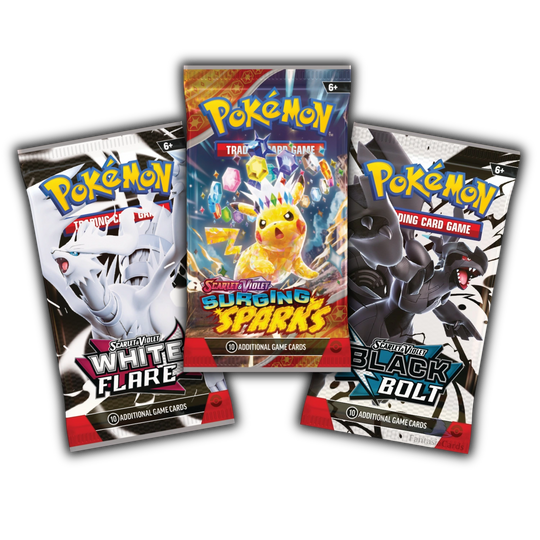 Pokemon - Booster Bundle - Black Bolt, White Flare &amp; Surging Sparks [ENG]