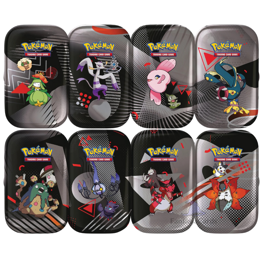 Pokemon - Black Bolt & White Flare - Unova Mini Tin Display - [ENG]