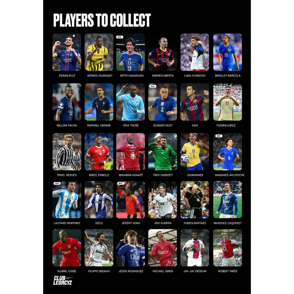Club Legacyz Icons Series 4 World Cup Heroes - Mini Box