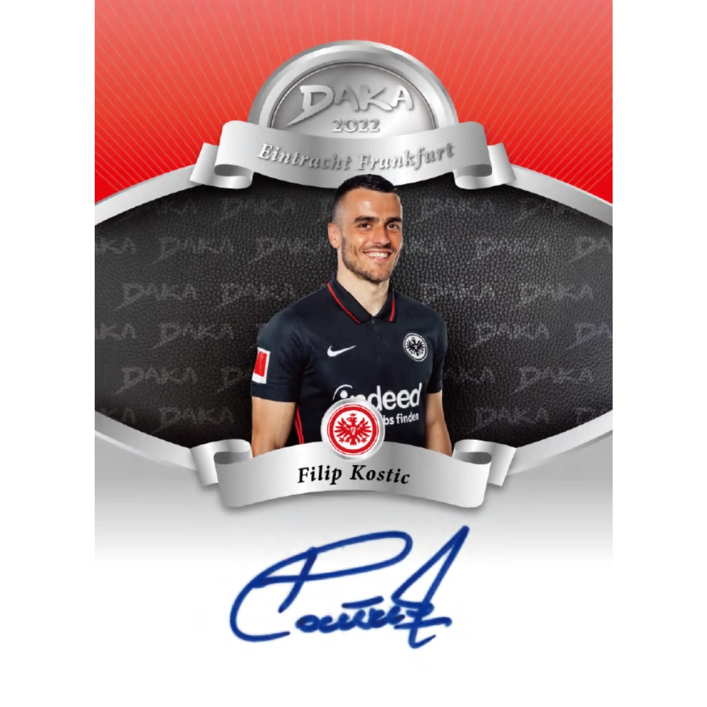 Daka 2021-22 Eintracht Frankfurt Team Set - Hobby Box [LIVE BOXBREAK]