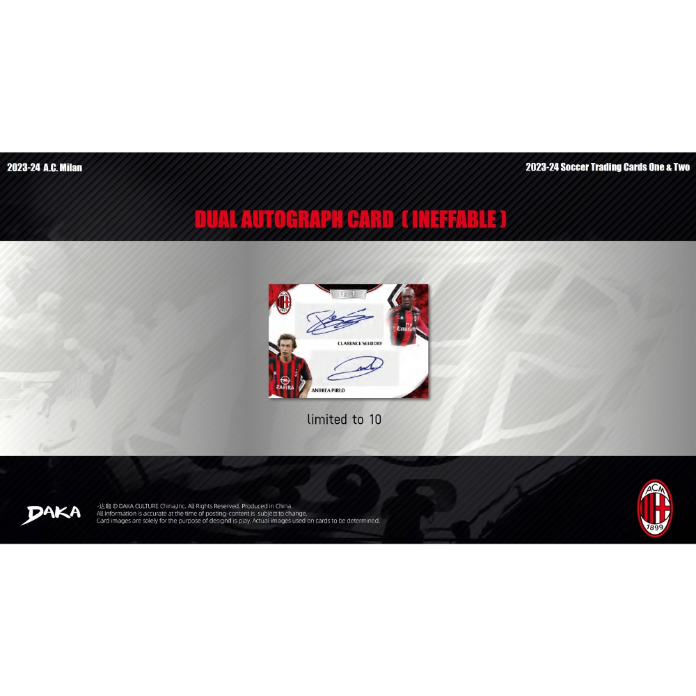 Daka 2023-24 AC Milan Team Set - Hobby Box