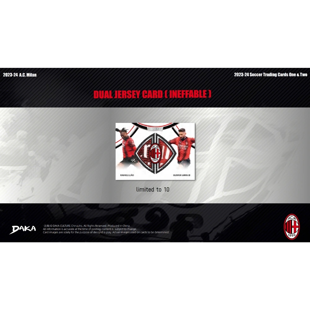 Daka 2023-24 AC Milan Team Set - Hobby Box