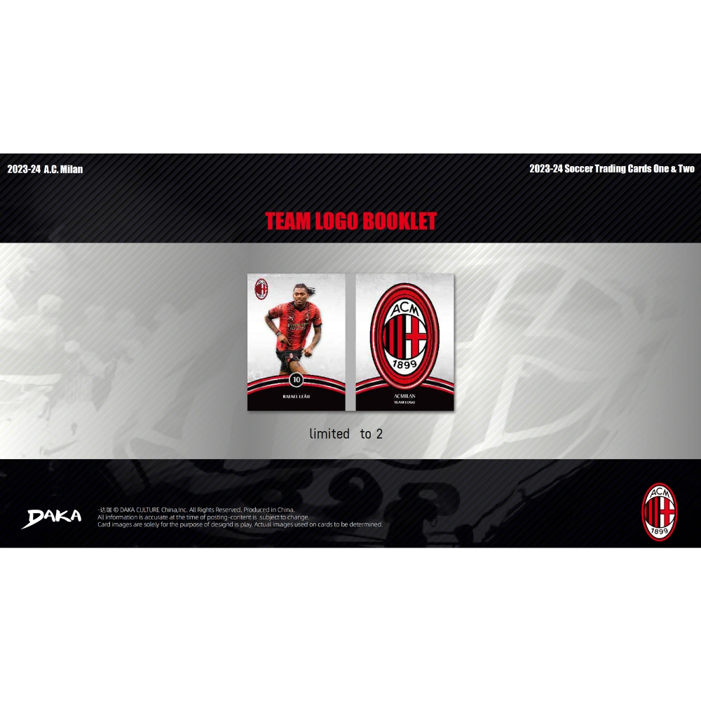 Daka 2023-24 AC Milan Team Set - Hobby Box