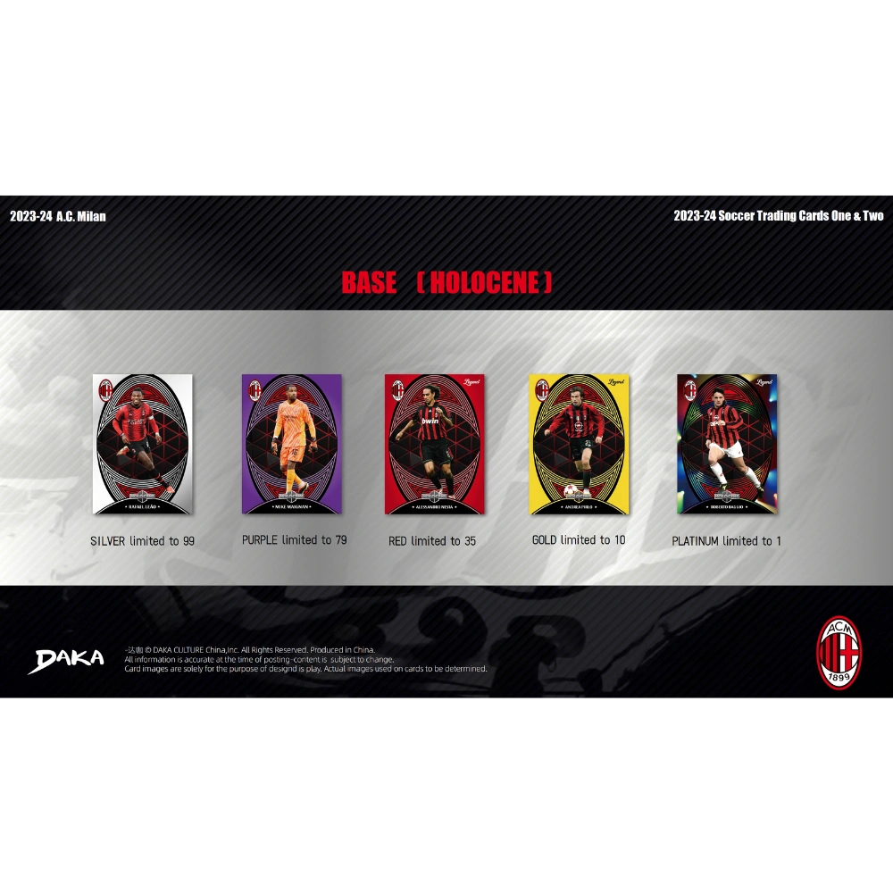Daka 2023-24 AC Milan Team Set - Hobby Box