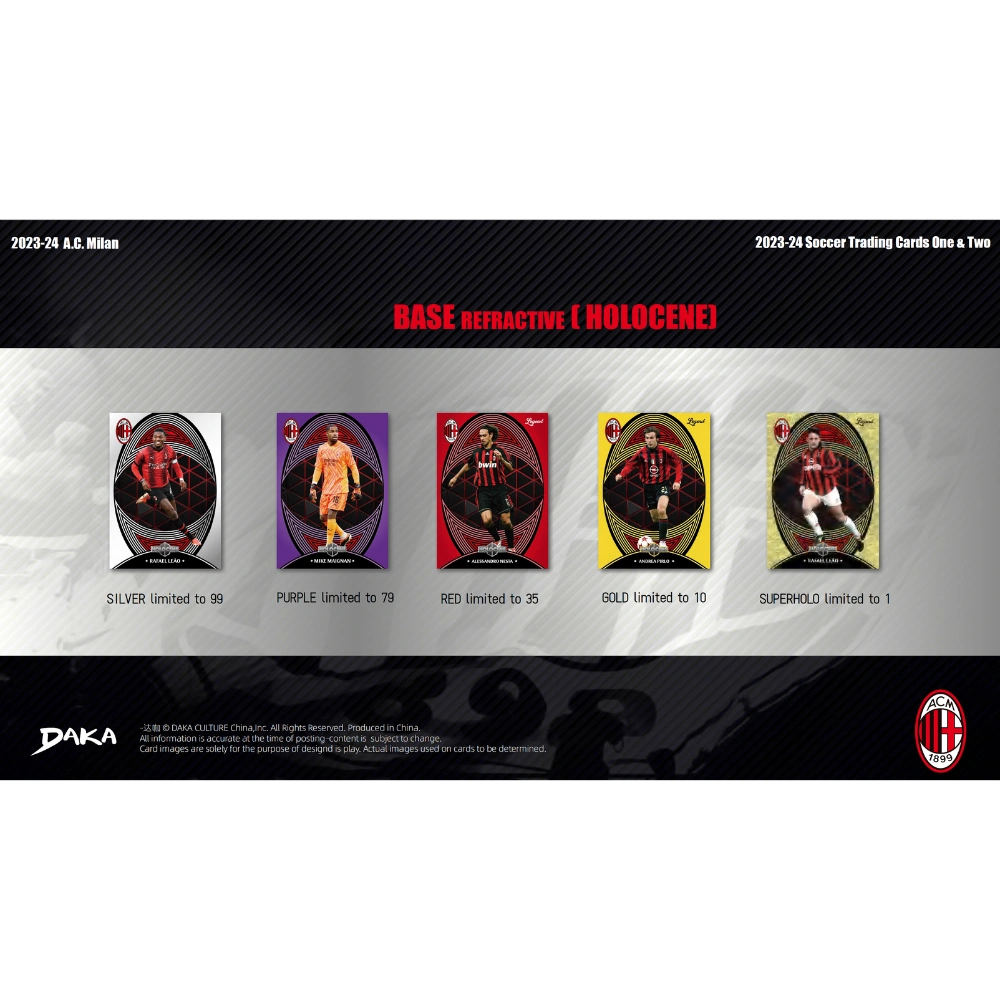 Daka 2023-24 AC Milan Team Set - Hobby Box