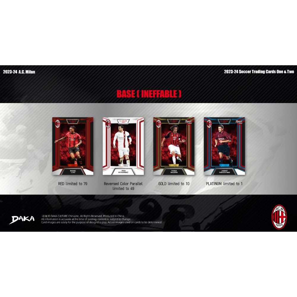 Daka 2023-24 AC Milan Team Set - Hobby Box