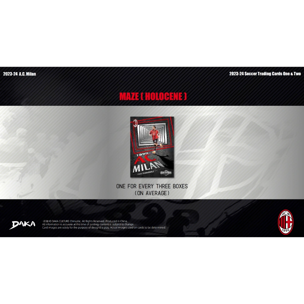 Daka 2023-24 AC Milan Team Set - Hobby Box