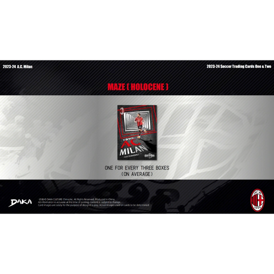 Daka 2023-24 AC Milan Team Set - Hobby Box