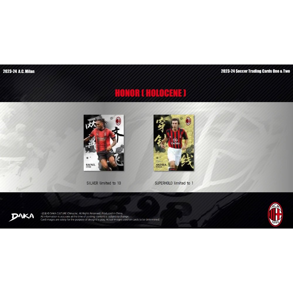 Daka 2023-24 AC Milan Team Set - Hobby Box