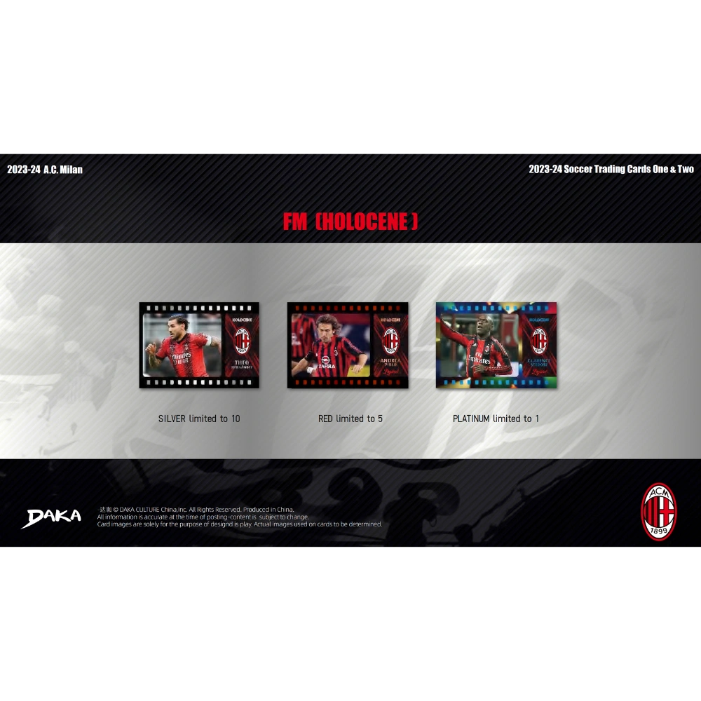 Daka 2023-24 AC Milan Team Set - Hobby Box