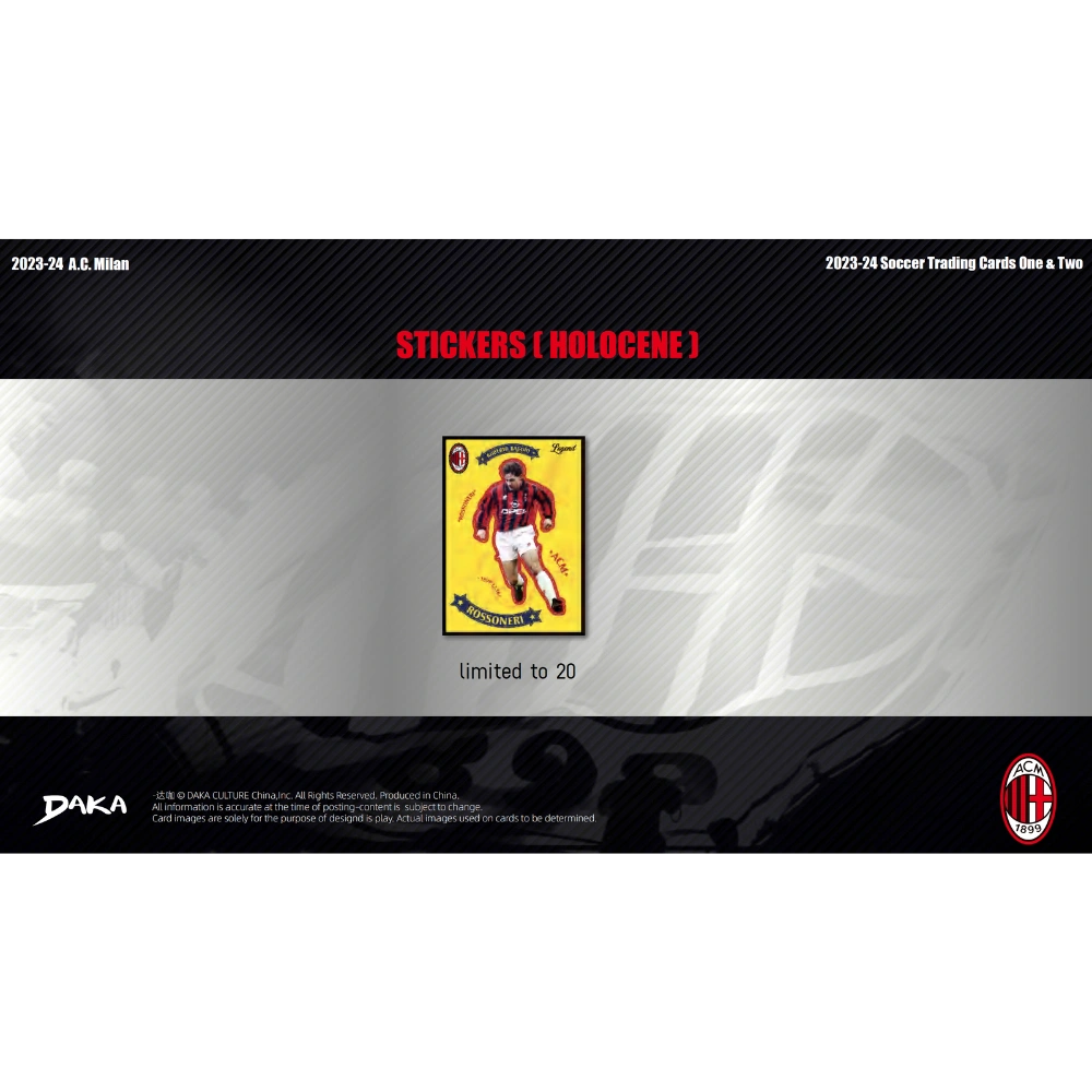 Daka 2023-24 AC Milan Team Set - Hobby Box