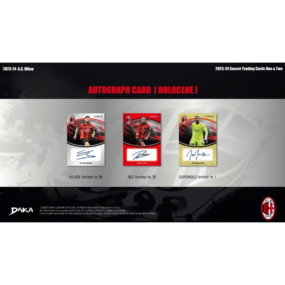 Daka 2023-24 AC Milan Team Set - Hobby Box
