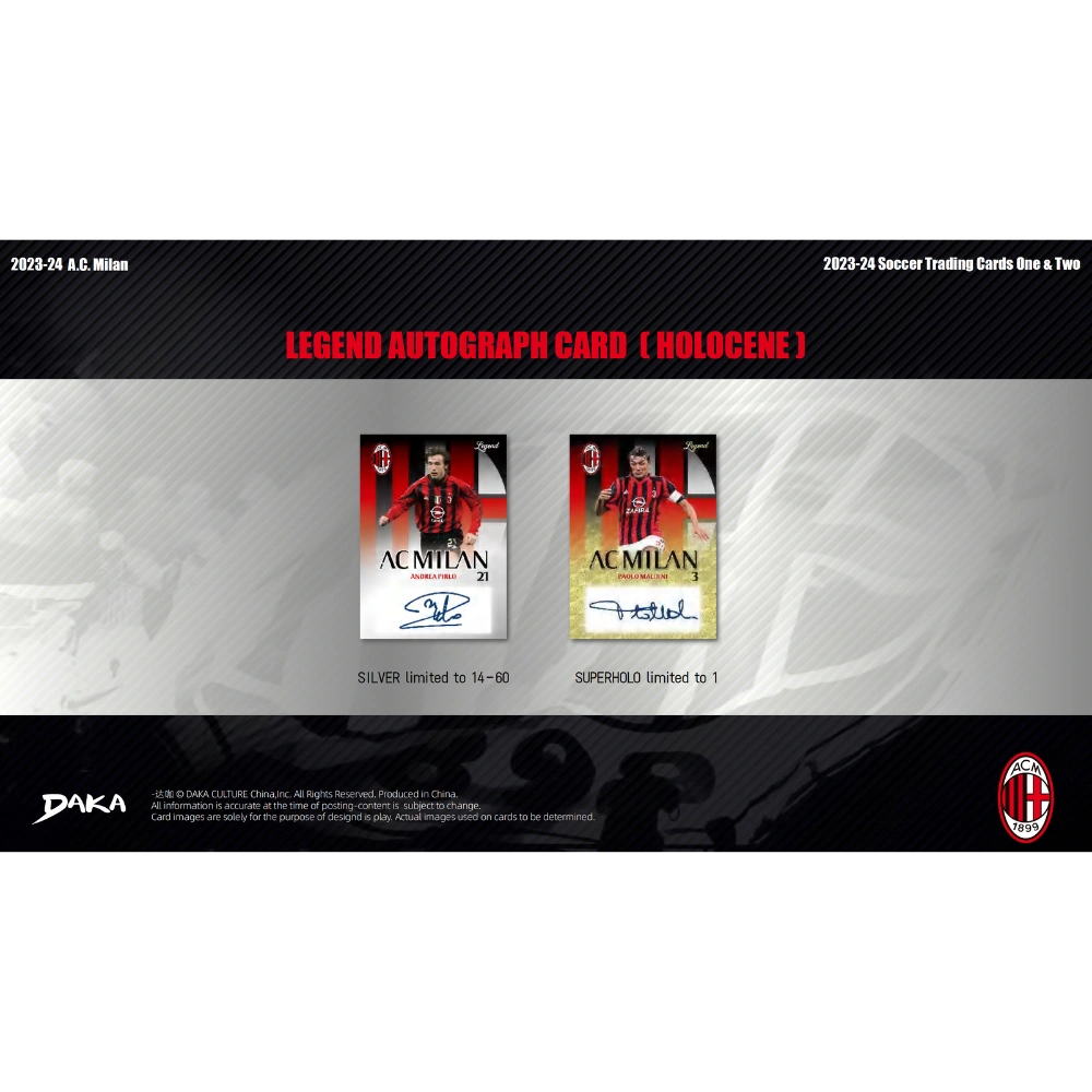 Daka 2023-24 AC Milan Team Set - Hobby Box