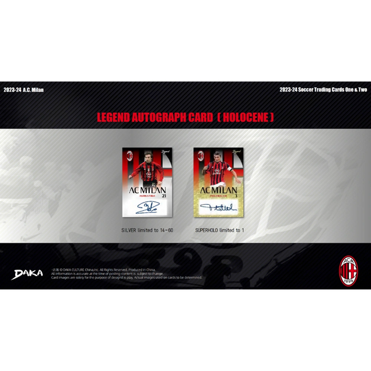 Daka 2023-24 AC Milan Team Set - Hobby Box