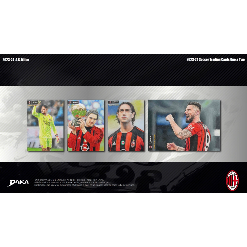 Daka 2023-24 AC Milan Team Set - Hobby Box