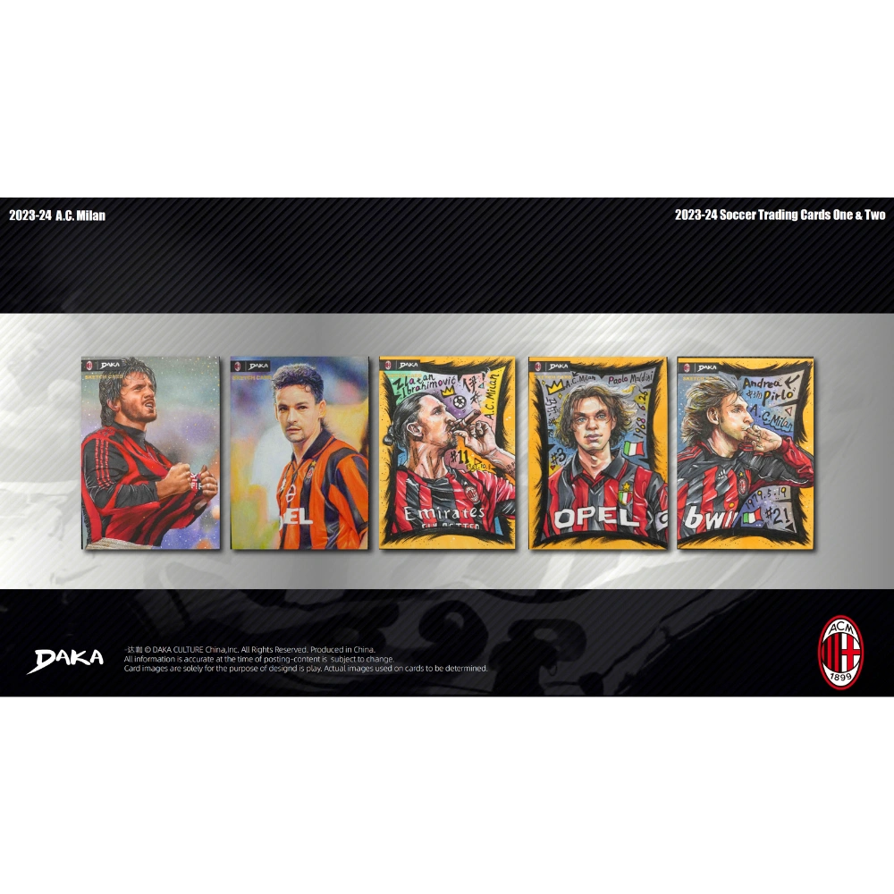 Daka 2023-24 AC Milan Team Set - Hobby Box