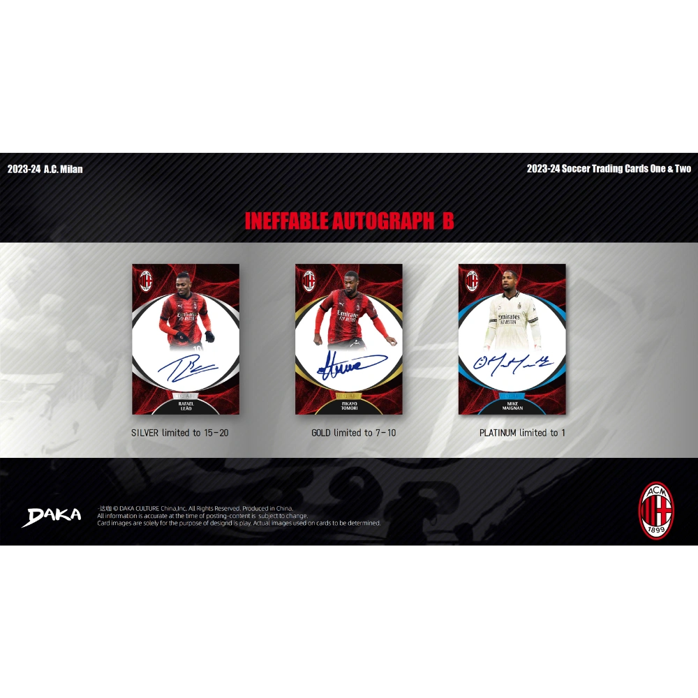 Daka 2023-24 AC Milan Team Set - Hobby Box