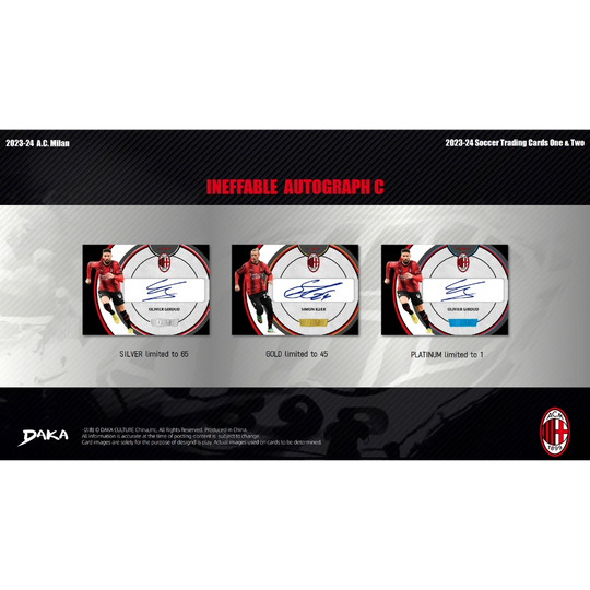 Daka 2023-24 AC Milan Team Set - Hobby Box