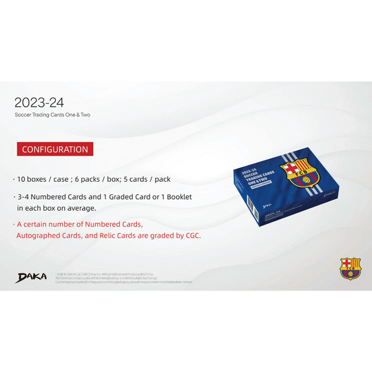 Daka 2023-24 FC Barcelona Team Set - Hobby Box [LIVE BOXBREAK]