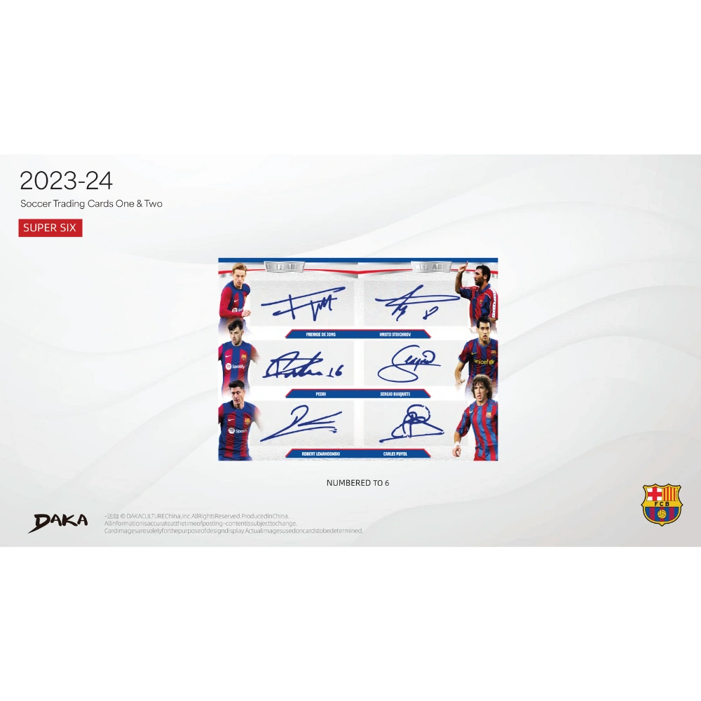 Daka 2023-24 FC Barcelona Team Set - Hobby Box [LIVE BOXBREAK]