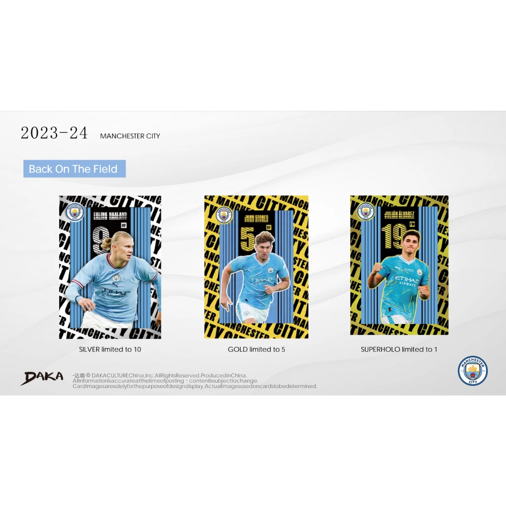 Daka 2023-24 Manchester City Holocene - Hobby Box [LIVE BOXBREAK]