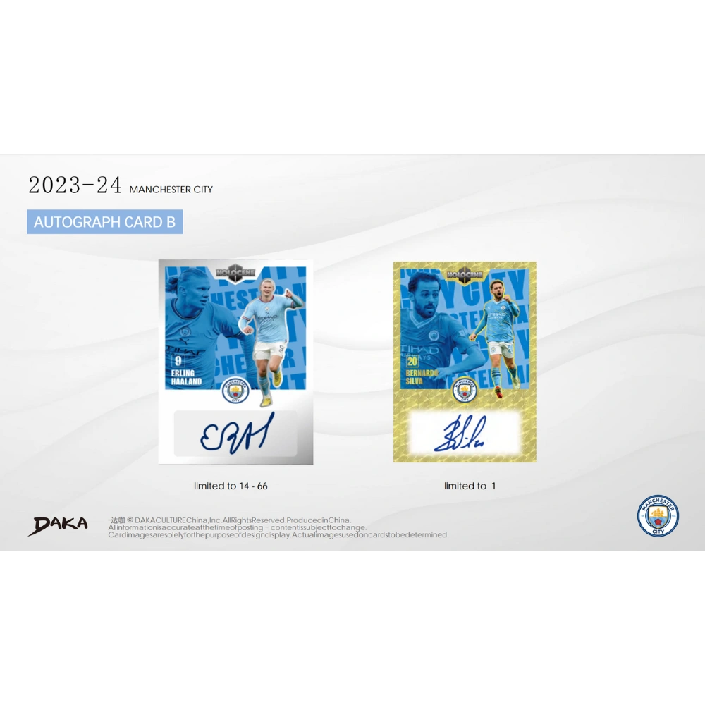 Daka 2023-24 Manchester City Holocene - Hobby Box [LIVE BOXBREAK]