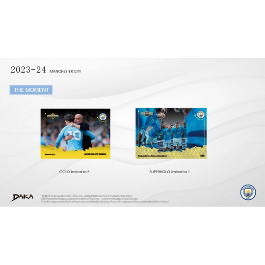 Daka 2023-24 Manchester City Holocene - Hobby Box [LIVE BOXBREAK]