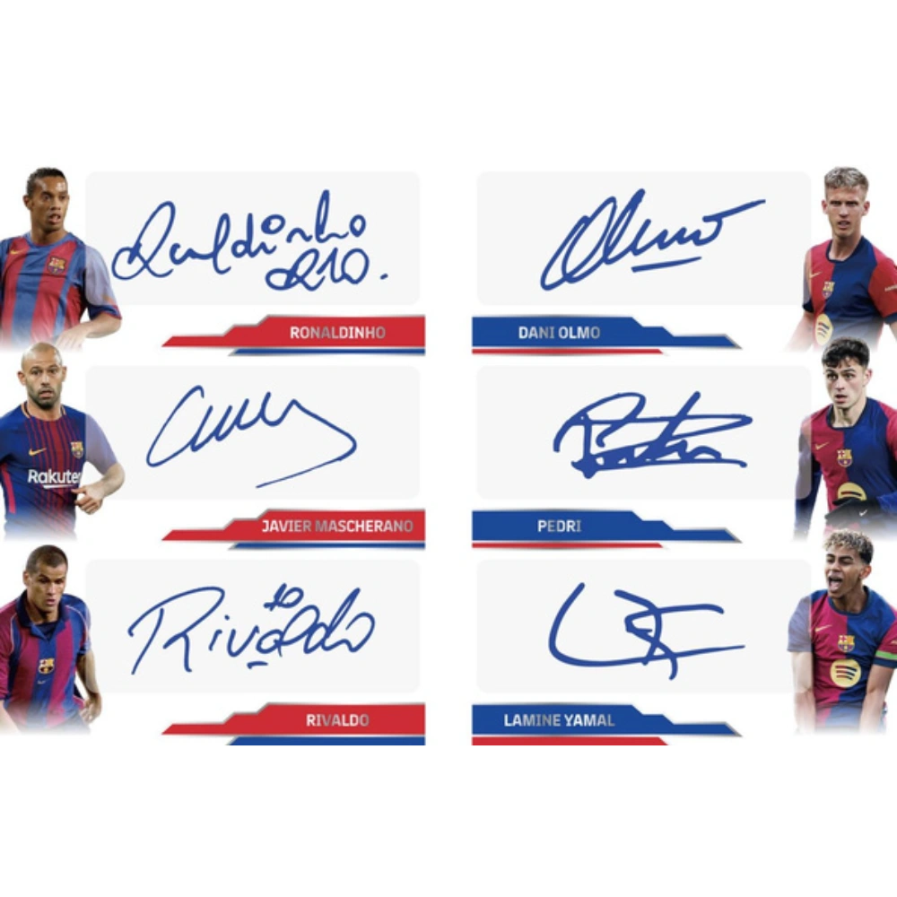 Daka 2024-25 FC Barcelona Team Set ONE & TWO - Hobby Box