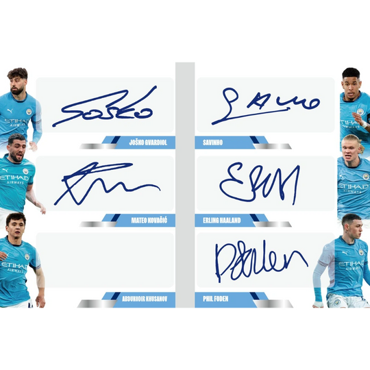 Daka 2024-25 Manchester City Team Set One & Two - Hobby Box