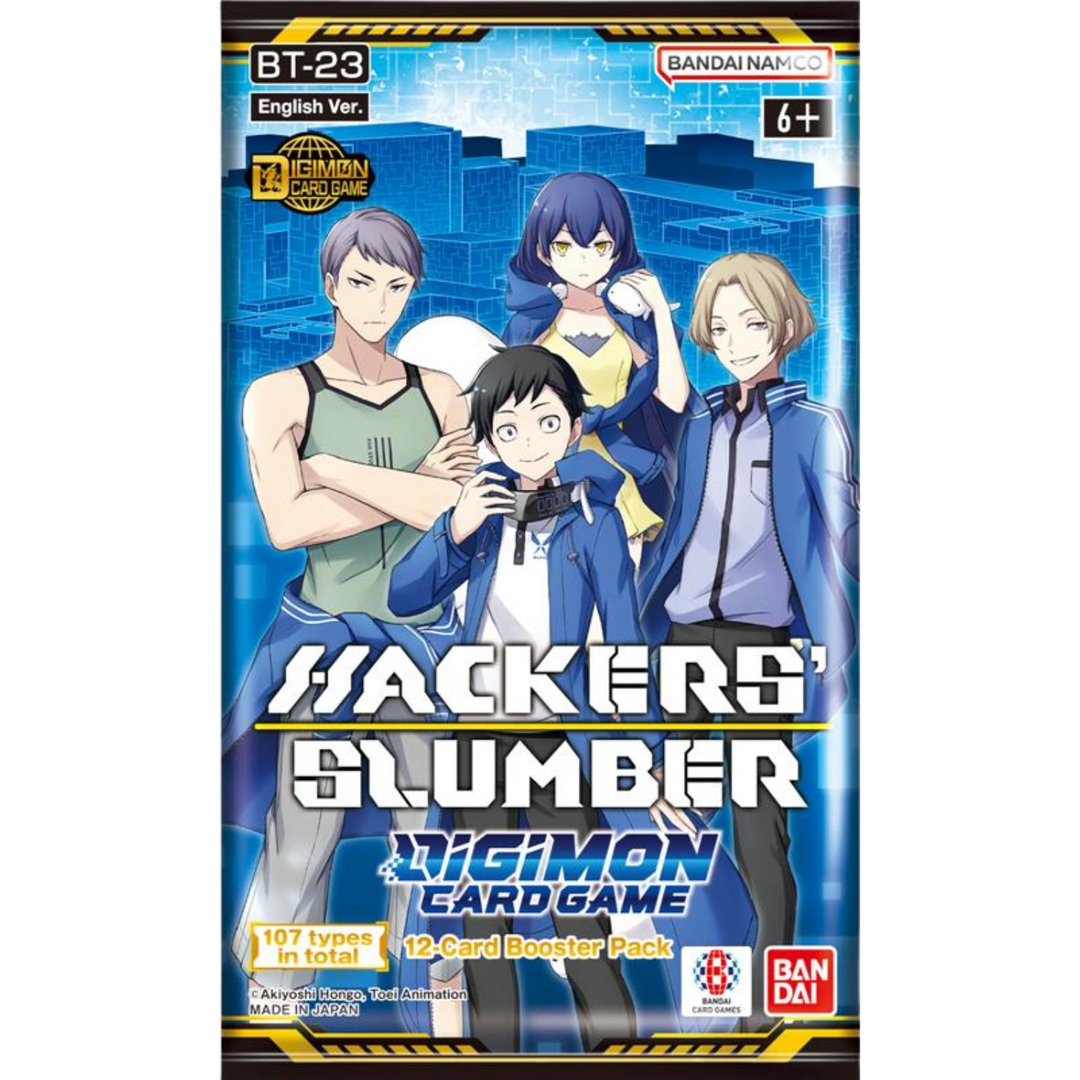 Digimon Card Game - BT23 - HACKERS’ SLUMBER - Sleeved Booster - [ENG]