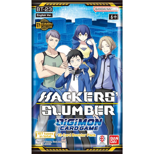Digimon Card Game - BT23 - HACKERS’ SLUMBER - Sleeved Booster - [ENG]