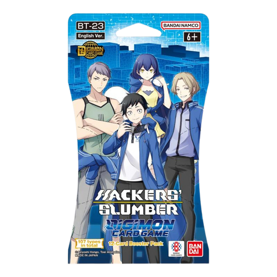 Digimon Card Game - BT23 - HACKERS’ SLUMBER - Sleeved Booster - [ENG]
