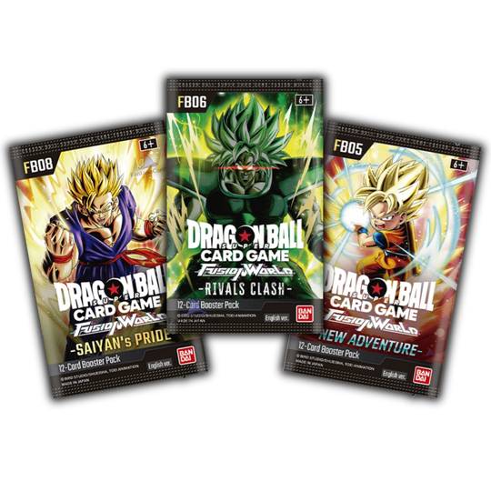 Dragon Ball Super Card Game - Fusion World -  Booster Bundle - FB05 FB06 & FB08 - [ENG]