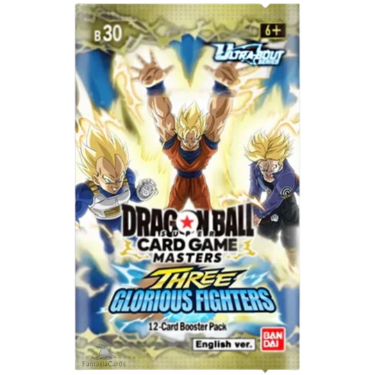 Dragon Ball Super Card Game - Masters - B30 - Three Glorious Fighters - Booster [ENG]