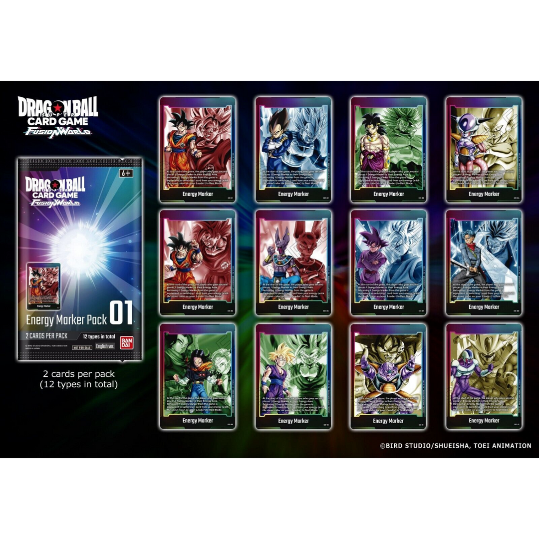 Dragon Ball Super Card Game - Fusion World - Energy Marker Pack 01 [ENG]