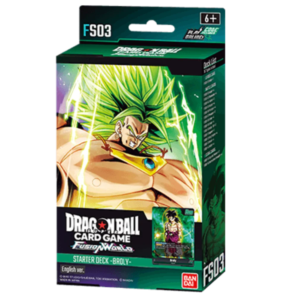 Dragon Ball Fusion World FS03 Broly Starter Deck Englisch