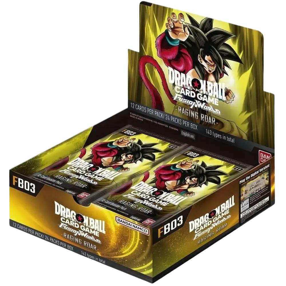 Dragon Ball Super Card Game - Fusion World Raging Roar FB03 Display