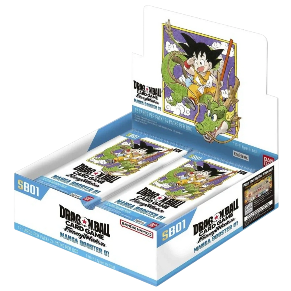 Dragon Ball Super Card Game - Fusion World - SB01 - Manga Booster Pack 01 - Sealed Case [ENG]
