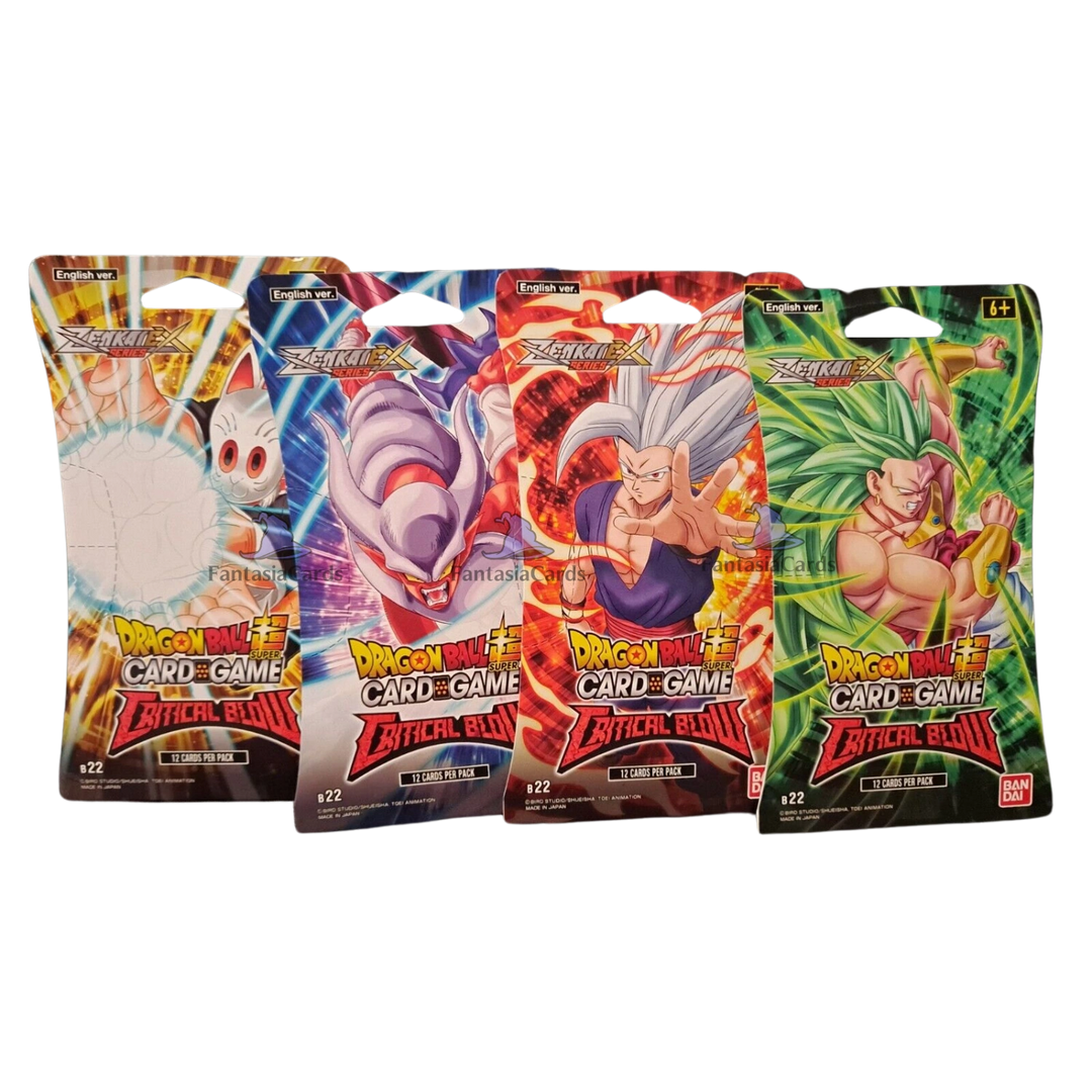 Dragon Ball Super Card Game - Critical Blow - Sleeved Booster [ENG] - LIVE BOXBREAK