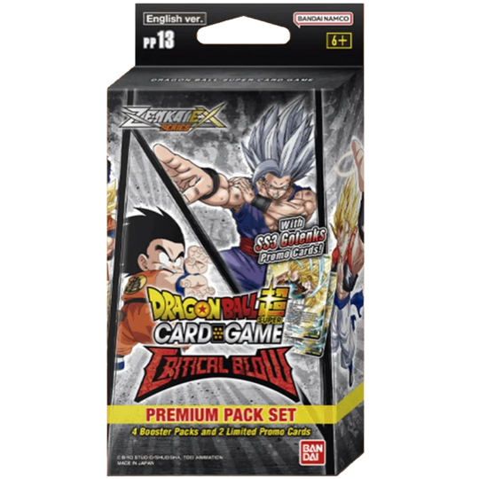 Dragon Ball Super Card Game - Masters - Critical Blow - Premium Pack [ENG]
